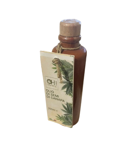 Olio vergine di semi di canapa