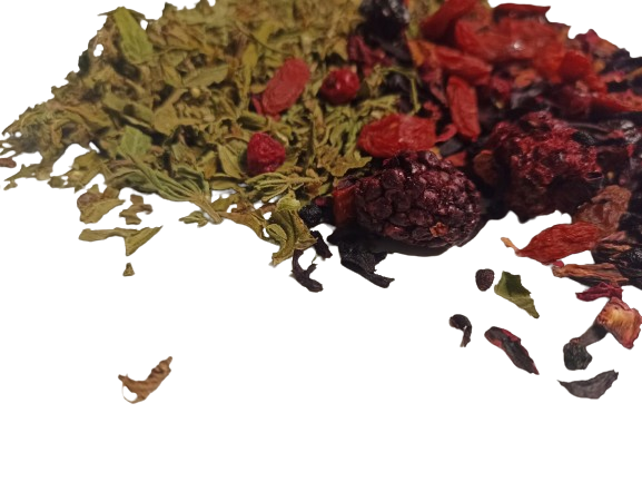 La Rossa: tisana canapa, frutti rossi e bacche di goji