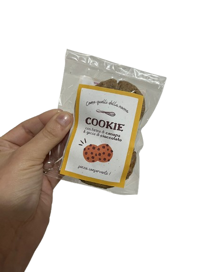 Cookies - con farina di canapa e gocce di cioccolato